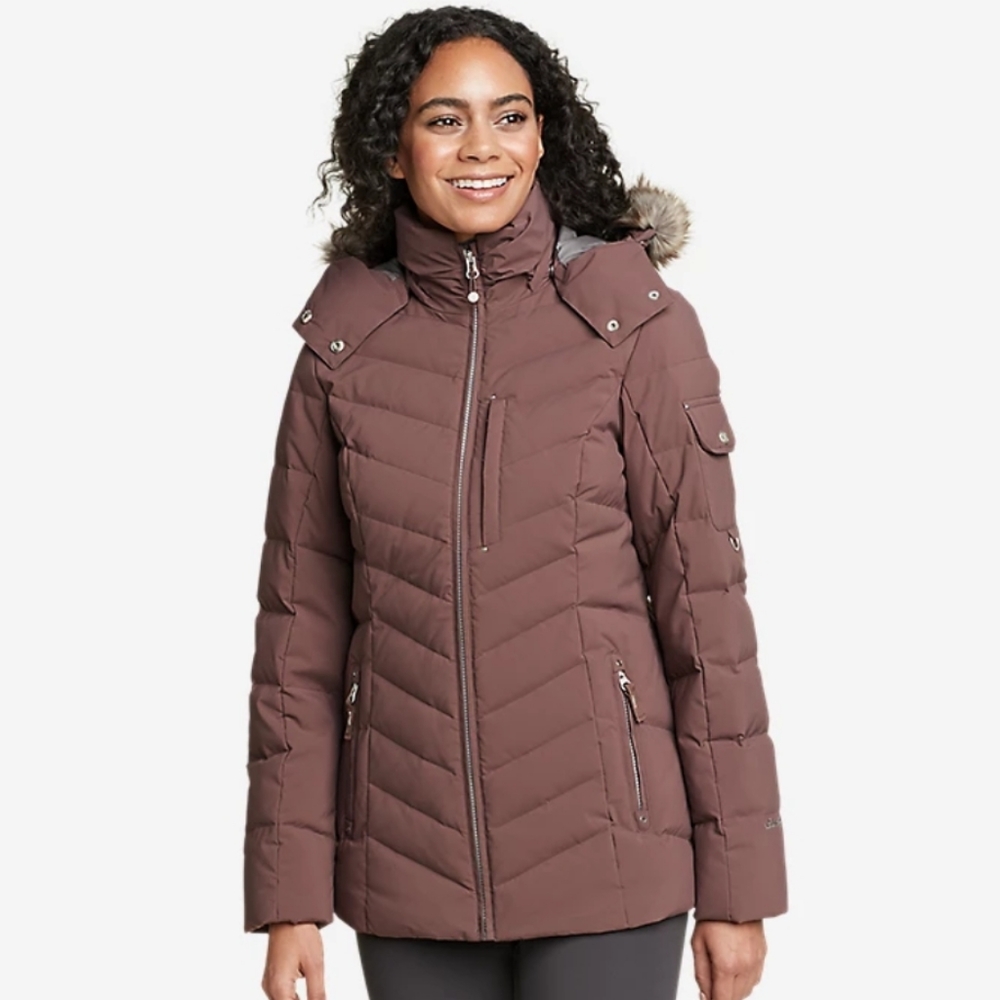 Eddie Bauer Sun Valley Snow Jacket Size Small Purple